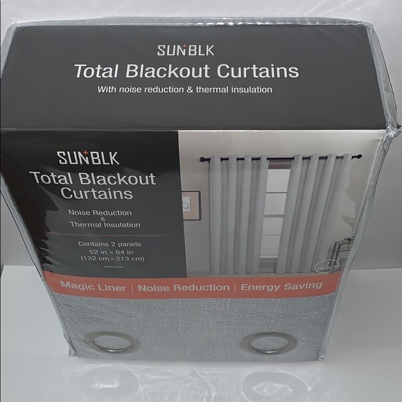 Sunblk Total Blackout Curtains